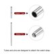 thumbnail image 4 of 10uds tubos pasadores de acero Inoxidable Unique Bargains Diámetro 17mm Longitud 1.3mm, 4 of 5