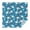 Blue Stars and, variant on Blue Baseball Silhouette Pattern Square Tablecloth,Waterproof Square Table Cover,Wipeable Spillproof Washable Table Cover for Home Kitchen Party Decor 52"x52"(132x132cm)