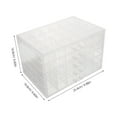 thumbnail image 2 of OUNONA Transparent Plastic Crystal Storage Display Drawer with 5 Layers and 120 Grid Compartments, 2 of 8