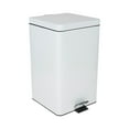 thumbnail image 5 of McKesson Trash Can - White Steel Garbage Bin with Step-On Pedal, 8 gal, 1 Ct, 5 of 10