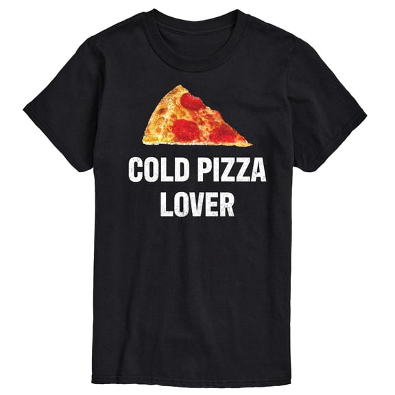 Instant Message - Cold Pizza Lover - Men's Short Sleeve Graphic T-Shirt