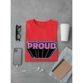 thumbnail image 3 of Proud Purple Banner T-Shirt Men -Smartprints Designs, Male Large, 3 of 4