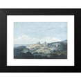 thumbnail image 2 of Thomas Jones 14x11 Black Modern Framed Museum Art Print Titled - Larici from the Convent of the Galoro (1777), 2 of 5