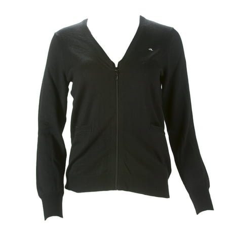 - J. LINDEBERG Women's Aileen Zippered Cardigan, Black