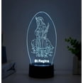 thumbnail image 2 of YSTIAN 3D Illusion lamp Virgin Mary Night Light, Children Bedroom Desk Lamps, 7/16 Color Change Remote Control+Touch USB Table Lights, Birthday Xmas Gifts for Home Decoration (1003), 2 of 4