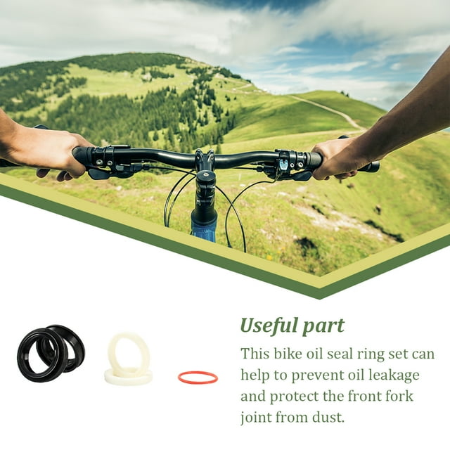 Ruiboury RISK 5 Pieces/Set Bike Front Fork Oil Seal Replacement Bicycles Shock Absorber Damper Kit Maintenance Replacing Parts 34mm