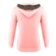 thumbnail image 5 of ICHUANYI Liquidación Moda Mujer Otoño Invierno Casual Deportes Cuello en V Estampado de leopardo Manga larga Bolsillo con cremallera Sudaderas con capucha Conjunto ICHUANYI WER202308173477, 5 of 7