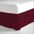 thumbnail image 2 of The Great American Store Easy on/Easy Off Double Brushed Easy-Stretch Design Fade Resistance Microfiber 15-Inch Drop Length Pleated Bed Skirt - King (Solid, Burgundy), 2 of 4
