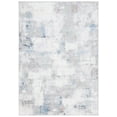 thumbnail image 2 of SAFAVIEH Bayside Lincoln Abstract Polyester Machine Washable Area Rug, Blue/Gray, 5'3" x 7'6", 2 of 13