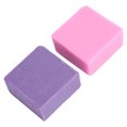 thumbnail image 4 of Jabón facial y corporal de lavanda y rosa para eliminar la suciedad, controlar la grasa, aclarar la piel, barra limpiadora, 200 g, 4 of 10