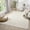 Cream, variant on Luxe Weavers Modern Farmhouse Cream 5x7 Area Rug Zigzag Pattern Carpet