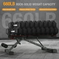 thumbnail image 5 of Adjustable Weight Bench,Foldable Workout Bench 660lbs Home Gyms Press Dumbbell Dprodo Bench with Extended Head and Spine Support, 5 of 7