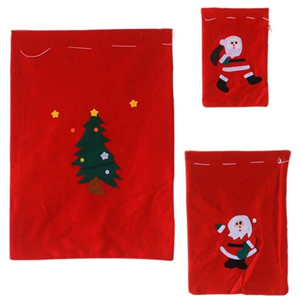 ¡Caliente! Saco creativo de Papá Noel para regalo, bolsa de dulces para árbol de Navidad, botella de vino, decoración de Navidad, novedad