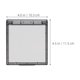 thumbnail image 2 of HEANUJJ 2Ud Cubierta Para Panel De Interruptores Gris Con Adhesivo Y Protección Salpicaduras Para Hogar, 2 of 7