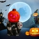 thumbnail image 1 of Decoraciones de Halloween, adornos de Halloween, luces LED de Halloween, adorno de mesa de jinetes de calabaza, cabeza de calabaza pequeña brillante, decoración de resina fantasma para jardín, adorno, 1 of 6