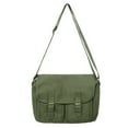 thumbnail image 1 of MesaSe Canvas Crossbody Bags Large Capacity Female Hand Bag Casual for Weekend Vacation, 1 of 8