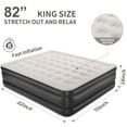 Ophanie Air Mattress King with Built in Pump, 18 Inch Elevated Quick