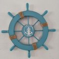 thumbnail image 1 of BAMAIA Nautical Beach Wooden Boat Ship Steering Wheel Fishing Net Shell Home Wall Decor, 1 of 8