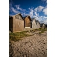thumbnail image 2 of Bibikow, Walter 17x24 Black Ornate Wood Framed with Double Matting Museum Art Print Titled - Sweden-Gotland Island-Djupvik-fishing shacks, 2 of 4