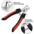 thumbnail image 4 of Nail Clippers for Dogs and Cats Nail Clipper Cutter with Nail File - Red - Essential Grooming Kit, 4 of 5