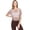 Khaki, variant on Women’s Hole Detail Short Sleeve Athleisure Crop Top, Khaki, M