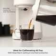 thumbnail image 6 of Thyme & Table Programmable 12-Cup Drip Coffee Maker, Sand White, 4 Brew Modes, 60 oz Water Reservoir, Warming Plate, 6 of 11