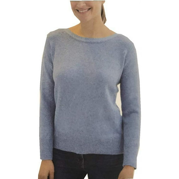 Ellen Tracy Women's Long Sleeve Pullover, Bluebell Medium - NEW