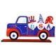 thumbnail image 2 of Independence Day Decorations Red Blue Wooden Ornaments Flag Decorations Party Crafts, 2 of 6