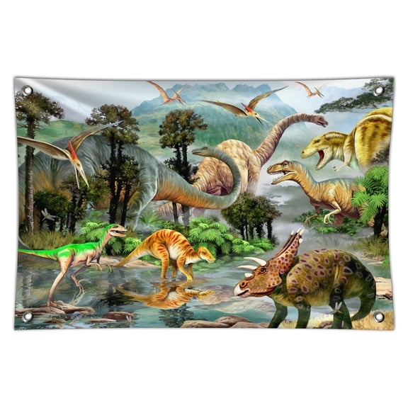Dinosaur Jurassic Dinoscape Home Business Office Sign