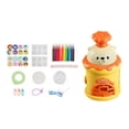 thumbnail image 2 of Máquina para hacer botones, juego de prensa perforadora de insignias DIY, suministros creativos portátiles para niños, regalos DIY, máquina para hacer Amarillo, 2 of 9