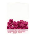 thumbnail image 1 of GUOOL 20 Épingles à Pousser, Pointes de Marquage, Pointes pour Pouces avec Tête de Fleur en Bois, 7 Rose Rouge, 1 of 8