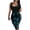Blue womens dresses, variant on Wycnly Womens Dresses Night Party Club Sexy Basic Bodycon Tank Knee-Length Dresses Casual Floral Print Scoop Neck Sleeveless Midi Summer Dress White l Under $5
