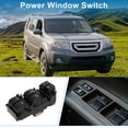 thumbnail image 2 of Interruptor de ventana eléctrica Unique Bargains para el lado del conductor delantero izquierdo para Honda Pilot 2009-2014 Negro, 2 of 7