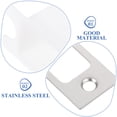 thumbnail image 3 of HONMEET 4 Sets Stainless Steel Door Reinforcement Plates for Home Protection, 3 of 8