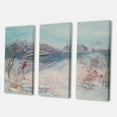 thumbnail image 3 of Designart ' Birds and Winter Trees By River ' Lake House Canvas Wall Art Print, 3 of 3