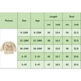 thumbnail image 7 of Okbabeha Toddler Baby Girl Birthday Outfit Embroidery Sweatshirt Crewneck Long Sleeve Pullover Shirt Spring Fall Clothes, 7 of 7