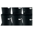 thumbnail image 3 of Nike Men's 6 Pack Performance Cotton Crew Band Socks Black Size Large, 3 of 3