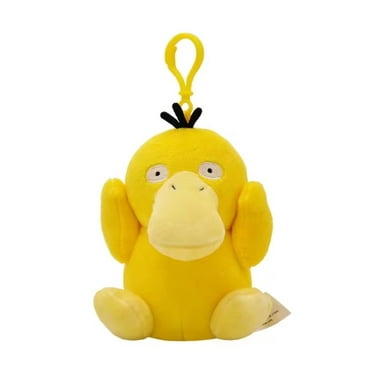 Psyduck Plush Keychain Backpack Clip Bag Clip 4.5" tall 1 count