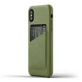 thumbnail image 1 of Mujjo Full Leather Wallet Case for Apple iPhone X - Olive, 1 of 1