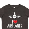 thumbnail image 4 of Inktastic Plane I Love Airplanes Boys or Girls Toddler T-Shirt, 4 of 5