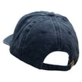 thumbnail image 3 of Rope Hanging Embroidered Unstructured Pigment Dyed Cotton Cap - Navy OSFM, 3 of 5