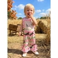thumbnail image 5 of BemeyourBBs Toddler Baby Girl Duck Hunting Outfit Camouflage Romper Overalls One Piece Summer Clothes Baby Girl Animal Embroidery Sleeveless Bell Bottom Jumpsuits Overalls, 5 of 9