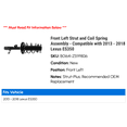 thumbnail image 2 of Front Left Strut and Coil Spring Assembly - Compatible with 2013 - 2018 ES350 2014 2015 2016 2017, 2 of 2
