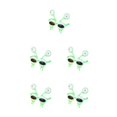 thumbnail image 3 of Guardurnaity Lindas gafas de sol impermeables de ojos grandes Protector solar Hip Pops Gafas de moda Encantadoras y divertidas Gafas a prueba de sol Type2 NO2, 3 of 6