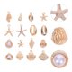 thumbnail image 2 of 16 dijes de estrella de mar: dije de aleación de océano para hacer joyas DIY, collares de playa, pulseras, accesorios, joyas únicas para vacaciones., 2 of 6