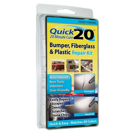 Liquid Leather - Quick 20 Bumper Repair Kit (20-902) Rid Ding Damage Scratch on Car Bumper