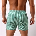thumbnail image 5 of IhhxPro Men's Beach Shorts Plaid Quick Dry Elastic Waist Casual Checkered Lightweight Summer Swim Trunks with Pockets Loose Fit S-XL, 5 of 8