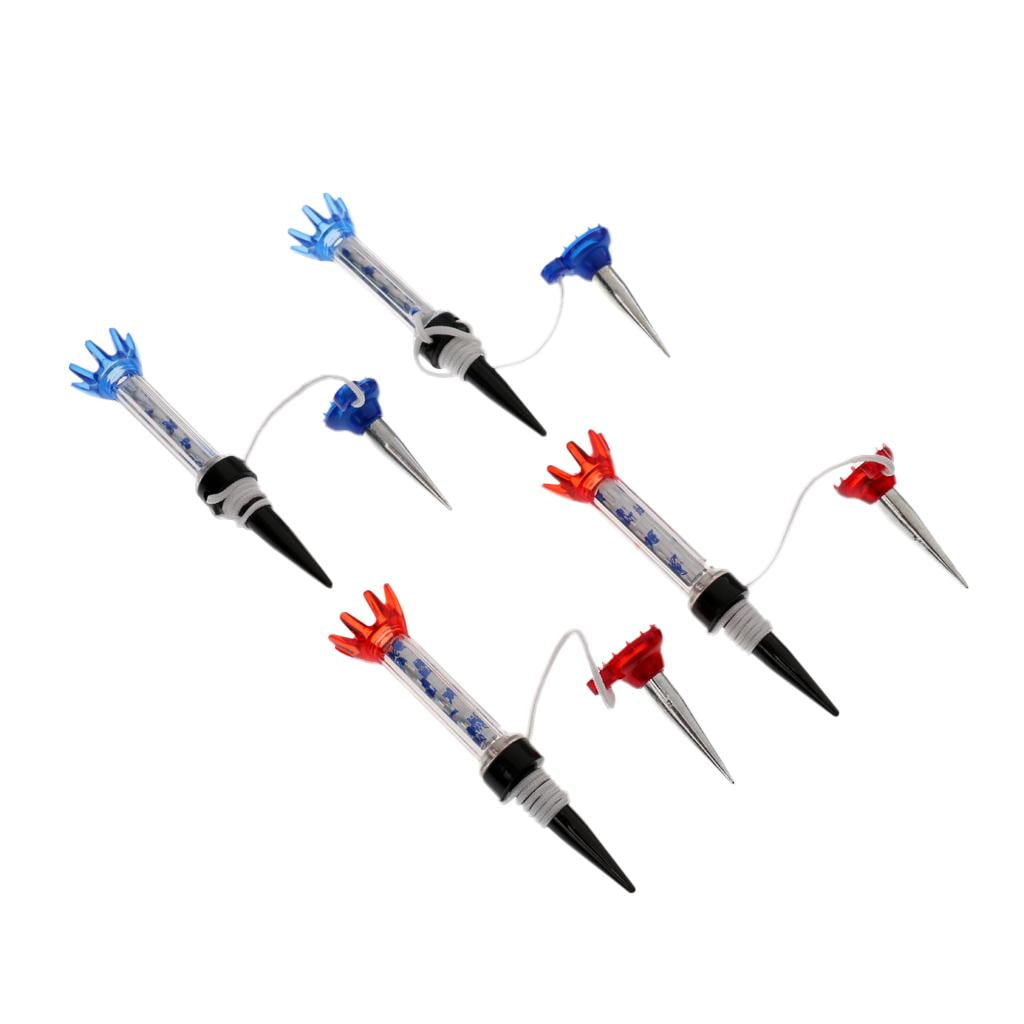 harayaa 5-25pack 4 Pieces Golf 80mm Golf Tee with Anchor Random 10 Pcs