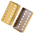 thumbnail image 3 of 2 Pieces 14 Holes Humbucker Pickup Cover for 7 String Electric Guitar Gold, 3 of 8