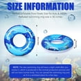 thumbnail image 2 of 36 Inch Inflatable Pool Float Tube, Big Ocean Animal Swimming Ring, Cute Under The Sea Pattern Inner Tube Outdoor Beach Toy for Adult Teens, 2 of 7